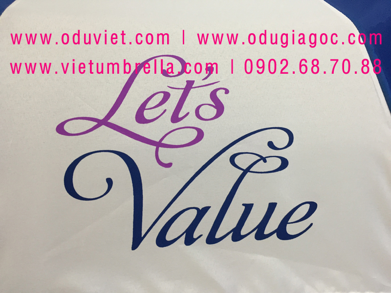 xưởng sản xuất ô dù cầm tay in logo quảng cáo